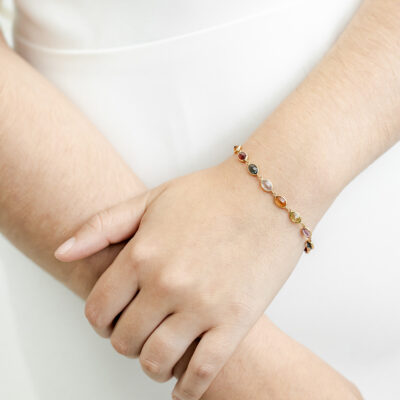 9ct YG Tutti Frutti Bracelet