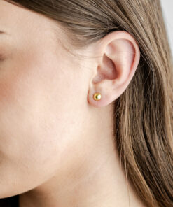 Dome Studs YG Plated (6mm)
