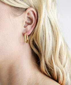 Jane Hoops YG Plated (M)