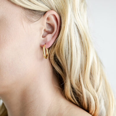 Jane Hoops YG Plated (M)