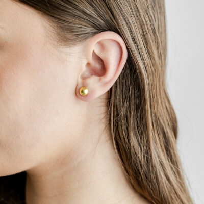 Dome Studs YG Plated (8mm)