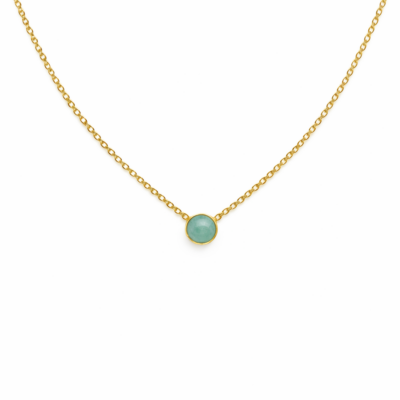 Amazonite Single Round Necklace