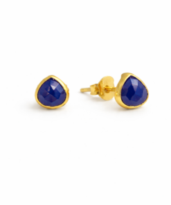 Lapis Lazuli Teardrop Studs