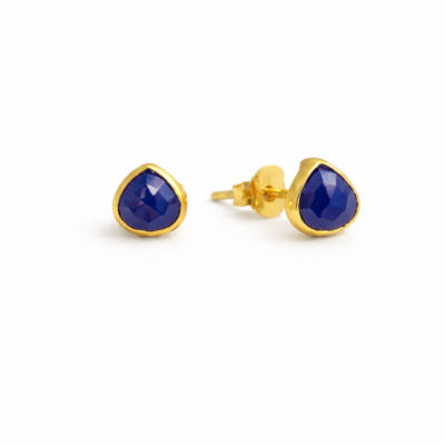 Lapis Lazuli Teardrop Studs