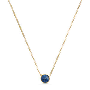 Lapis Lazuli Single Round Necklace