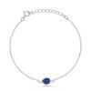 Lapis Lazuli Single Teardrop Bracelet