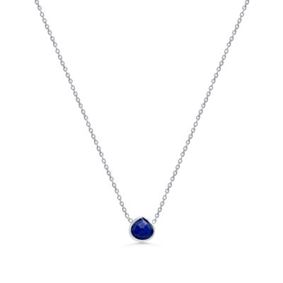 Lapis Lazuli Single Teardrop Necklace
