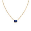 Lapis Lazuli Paperclip Chain Necklace