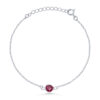 Red Jade Single Teardrop Bracelet