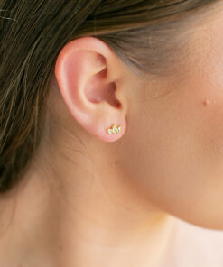 Trio Marquise Studs YG Plated
