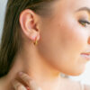 Plain Tube Hoops YG Plated (10mm)