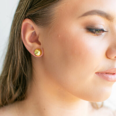 Dome Studs YG Plated (12mm)