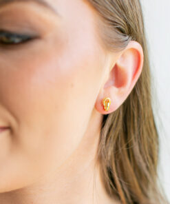 Linked Studs YG Plated