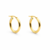 Plain Tube Hoops YG Plated (12mm)