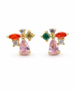 Frutti Moissanite Studs