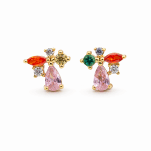Frutti Moissanite Studs