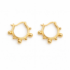 Bobble Hoops YG Plated