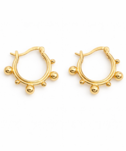 Bobble Hoops YG Plated