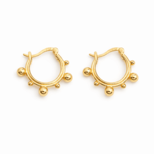 Bobble Hoops YG Plated