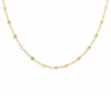 Sunray Disc Necklace YG Plated