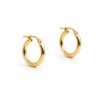 Plain Tube Hoops YG Plated (10mm)