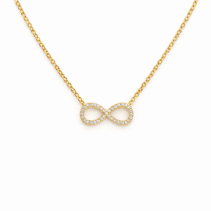 Infinity Necklace YG Plated