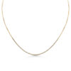 9ct YG Dainty Square Wheat Necklace
