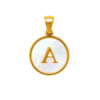 Mother of Pearl Letter A Charm – Carins Jewellery Design