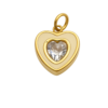 April Heart Birthstone Charm – Carins Jewellery Design