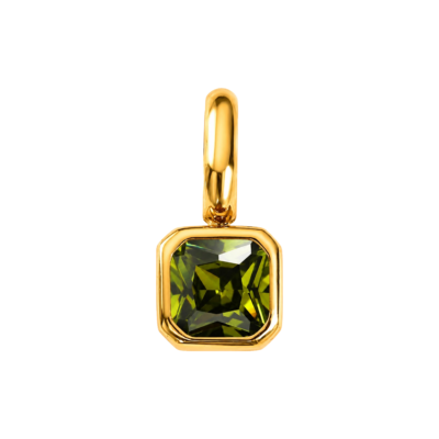 August Bezel Birthstone Charm – Carins Jewellery Design