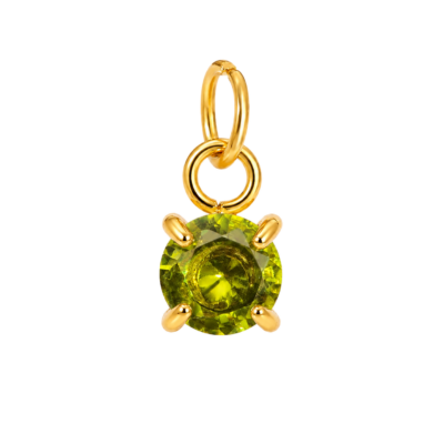 August Birthstone Drop Charm – Carins Jewellery Design