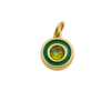 August Round Birthstone Charm – Carins Jewellery Design