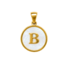 Mother of Pearl Letter B Charm – Carins Jewellery Design