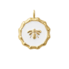 White Enamel Bee Charm – Carins Jewellery Design