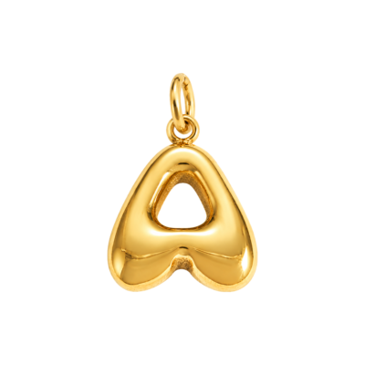 Bubble Letter A Charm – Carins Jewellery Design