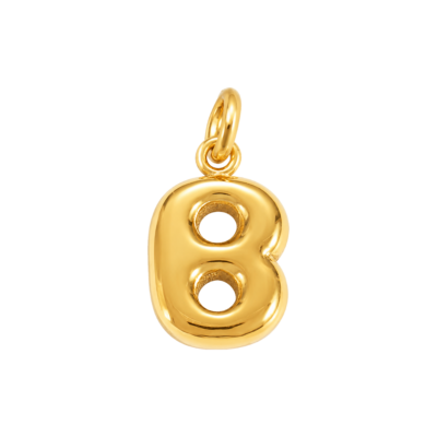 Bubble Letter B Charm – Carins Jewellery Design