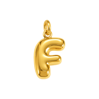 Bubble Letter F Charm – Carins Jewellery Design