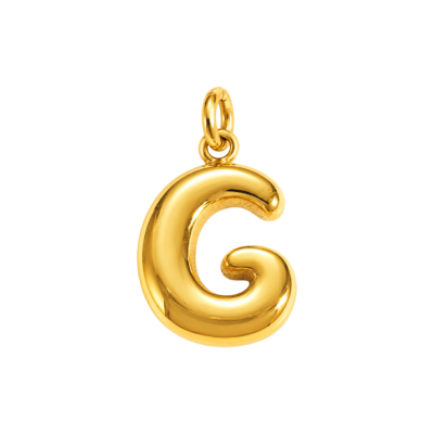 Bubble Letter G Charm – Carins Jewellery Design