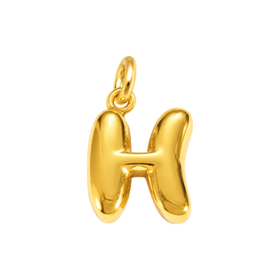 Bubble Letter H Charm – Carins Jewellery Design