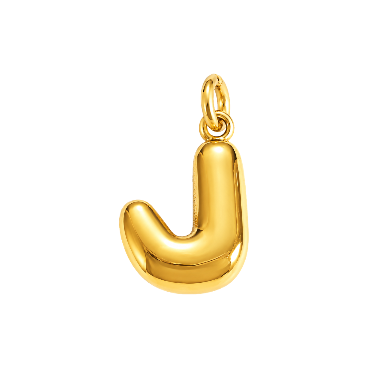 Bubble_J-square Bubble Letter J Charm – Carins Jewellery Design