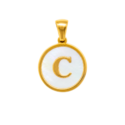 Mother of Pearl Letter C Charm – Carins Jewellery Design