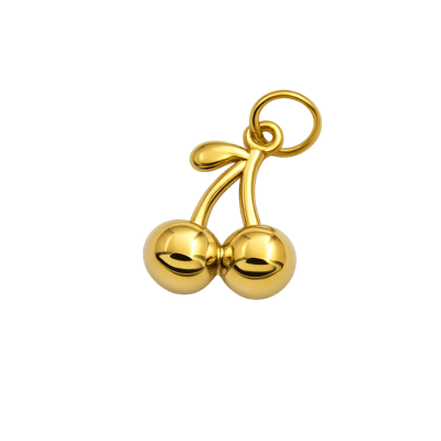 Gold Cherry Charm – Carins Jewellery Design
