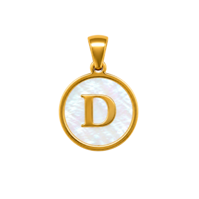 Mother of Pearl Letter D Charm – Carins Jewellery Design