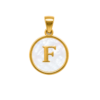 Mother of Pearl Letter F Charm – Carins Jewellery Design