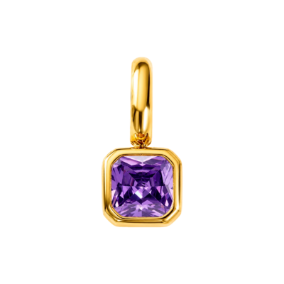 February Bezel Birthstone Charm – Carins Jewellery Design