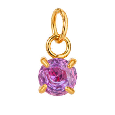 February Birthstone Drop Charm – Carins Jewellery Design