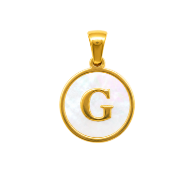 Mother of Pearl Letter G Charm – Carins Jewellery Design