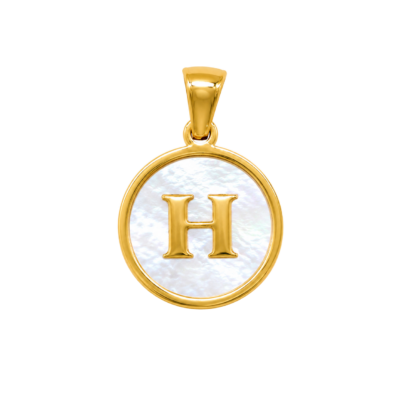 Mother of Pearl Letter H Charm – Carins Jewellery Design