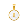 Mother of Pearl Letter I Charm – Carins Jewellery Design