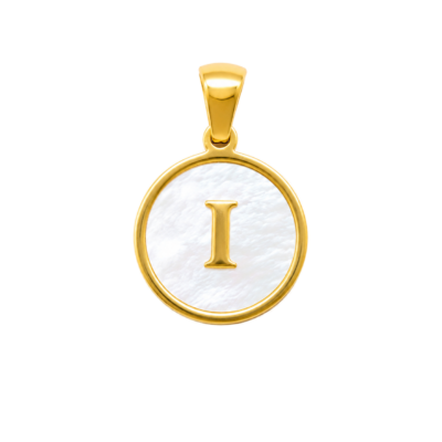 Mother of Pearl Letter I Charm – Carins Jewellery Design